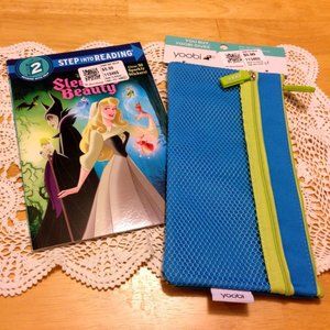 Back to School, New Yoobi pencil pouch and Sleeping Beauty Reader